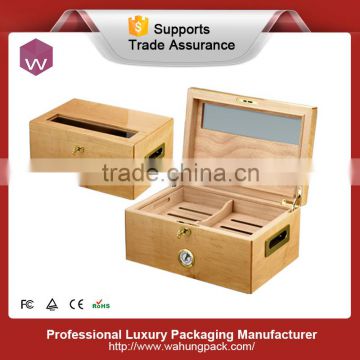 Personalized wooden humidor cigar box (WH-1030-ML)