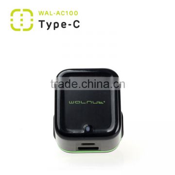 2016 Hot seller Dual Type c travel charger with 2.4A USB port