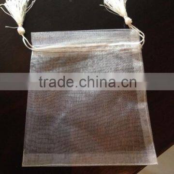 jewelry organza gift pouches with tassels