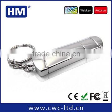 Hot Metal key usb pendrive metal USB flash drive FCCCE//ROHS Custom PVC/SILICONE USB Mode fee 60 USD Mode time 3 days