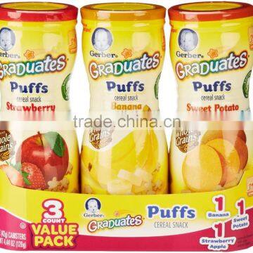 Gerber Graduates Puffs, Apple, Banana & Sweet Potato