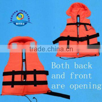 Both opening back and front life vest