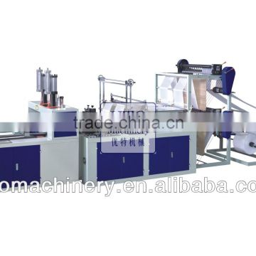UTOPLAS Brand Double Layer Four Lines Shopping Bag Making Machine
