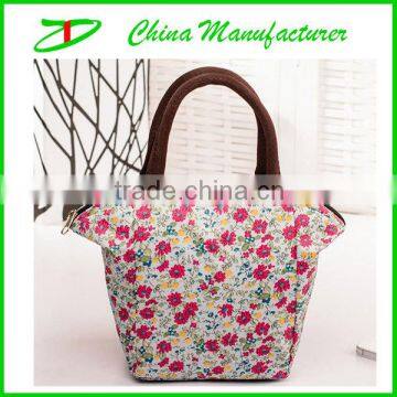 2014 pastoral style personality printing fabric handbags for women