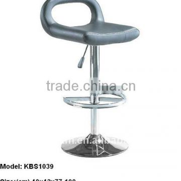 confortable swivel bar stool with backrest