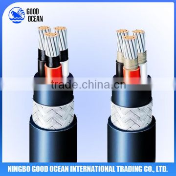 GL LRS approved tinned copper wire conductor 3 cores 3c marine ocean cable line