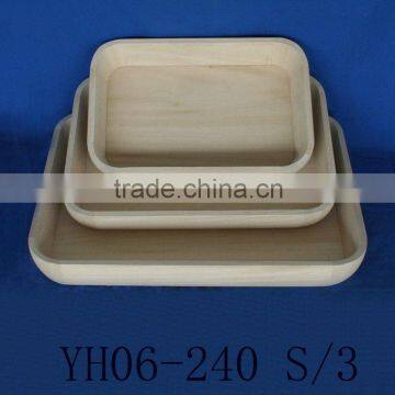 wooden tray