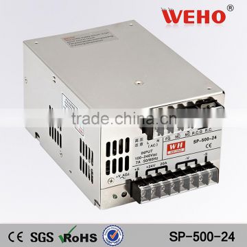 Transformer with PFC function SP-500-24 240v ac 24v dc switch power supply