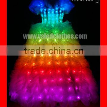 Programmable Light Up Tuu Dress, Light Up Angel Costume Dress
