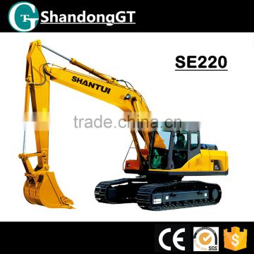 China Top brand SHANTUI SE220 22ton crawler excavator price