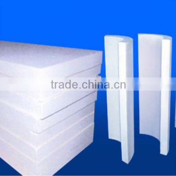 Non-asbestos calcium silicate block thermal insulation refractory material