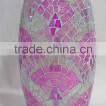 mosaic glass vases for home decro