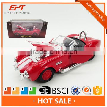 High quality pull back die cast model classic car for sale