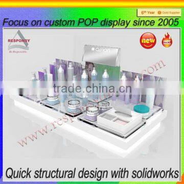 department store cosmetic acrylic display stand made in China