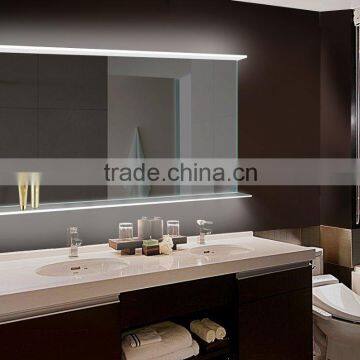 High quality led lighted mirror ,illuminated bathroom mirror with light