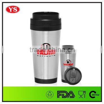 16oz budget stainless steel insulated travel mugs engraved or printed