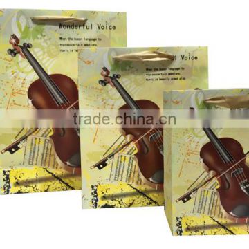 The New Musical Instruments Design Gift Bag With PP Handle