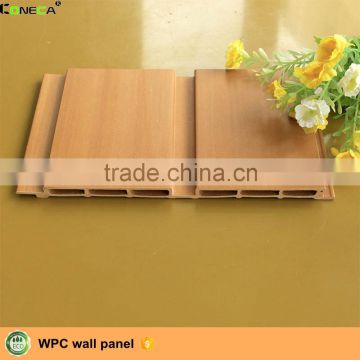 Eco-friendly wall cladding /plastic composite wall decoration panels/WPC wall panels