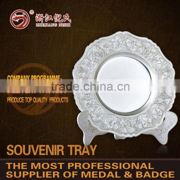 High quality custom special Metal Souvenir plates/decorative plates