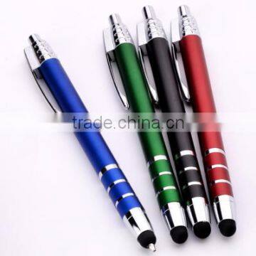 Wholesale promotional smart phone touch pen with logo samsung screen touch metal pens for men