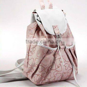 China Manufacturer Low price Anti-wrinkle canvas girl backpack