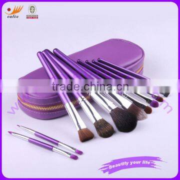 EYA 11pcs cute purple make up brushes