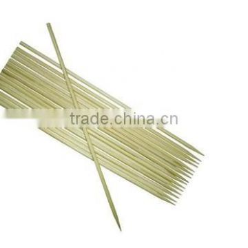 HY Factory Wholesale Natural BBQ Use 2.5mm*30cm bamboo skewers or bamboo sticks