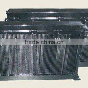 hydraulic oil radiator/cooler assem with motor/bar and plate oil cooler