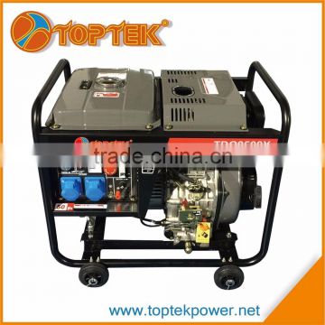 factory direct 6hp air cooled portable 3000 watts diesel generator