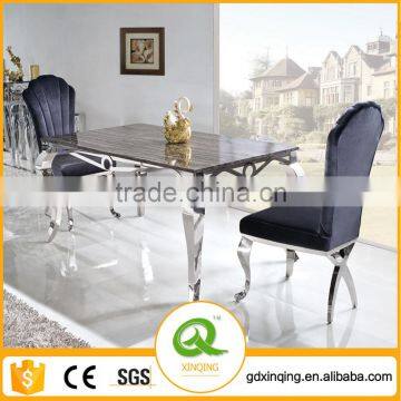 TH329 Marble top home furniture dining table