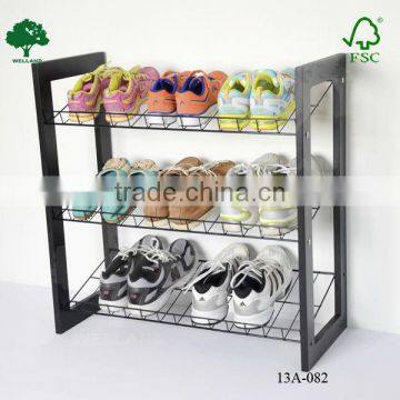 metal wire shoe rack -M