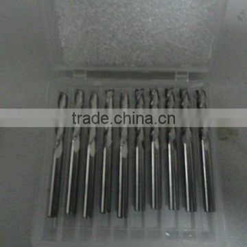 solid carbide spiral router bits with 2 flutes