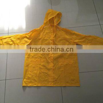 waterproof pvc raincoat/rain jacket