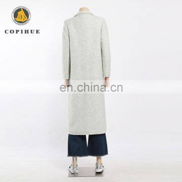 high end 100% cashmere pure color coat women