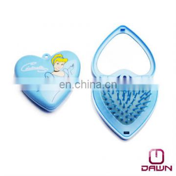 Wholesale cartoon heart mirror brush CD-MP503