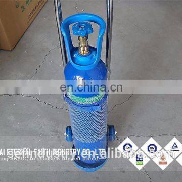 Valve Equipped Industrial Used Oxygen Gas Bottle Seamless Steel Welding 50L Oxygen Cylinder