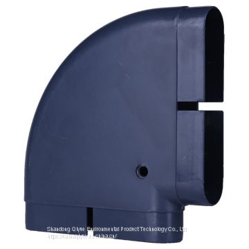 Right Angle Wall Mounted Air Ventilation ABS Flat Pipe