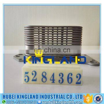 High quality diesel engine parts Core Oil Cooler Qsc 5284362