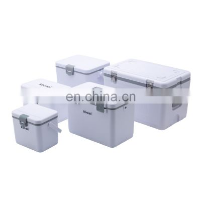 Combos Cooler Box High Quality Hard Plastic PU Insulation Ice Cooling Box Non-medical Device For  Vaccine Food Outdoor Camping