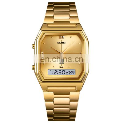 SKMEI 1612 Top Brand Luxury Watches Men Women Stainless Steel Wrist Watch Relogio Masculino