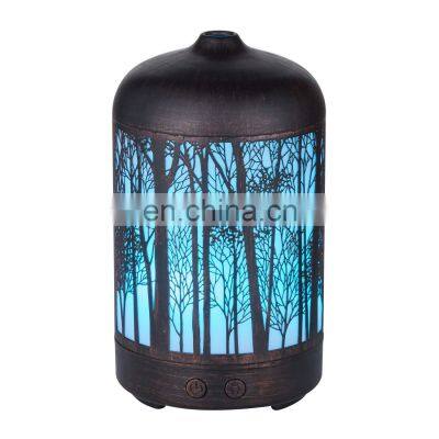 100ml New Design Type Metal Ultrasonic Essential Aroma Oil Diffuser