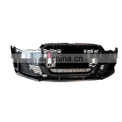 RS6 front bumper for Audi A6 S6 C7 with center honeycomb mesh high quality bumper grill 2012-2015