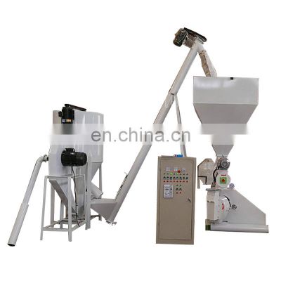 Small animal poultry feed pellet production line