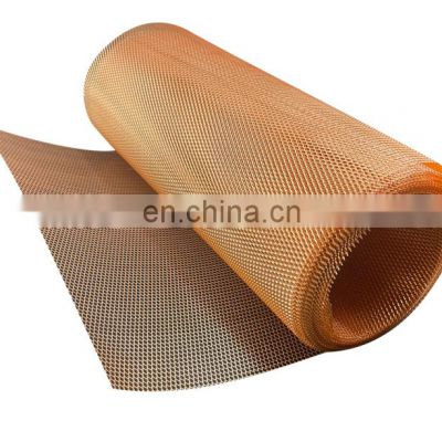 Flattened brass expanded metal mesh factory
