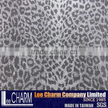 Woven Printed Leopard Pattern Cotton Lycra Fabric