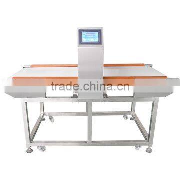 MCD-F500QF high sensitivity full color touch screen dry food conveyor belt needle metal detector