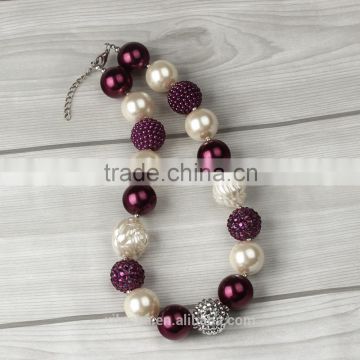 baby girl bulk bubblegum beads chunky bead necklace for little girl