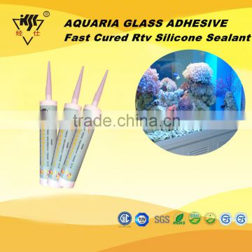 waterproof silicone sealant with acetic curing for glass windows /fishbowl