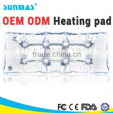 Sunmas OEM ODM Magic Reusable Heating pad FDA CE waterproof heating pad