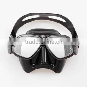 Scuba diving adult tempered glass diving mask with classical design